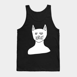 Tired Cat Tank Top